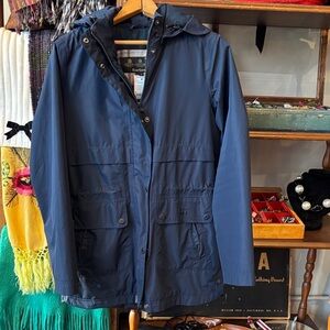 Barbour Dark Blue Raincoat